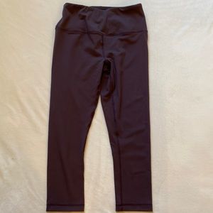 Women's Plum Color Yoga Pants Size Medium
